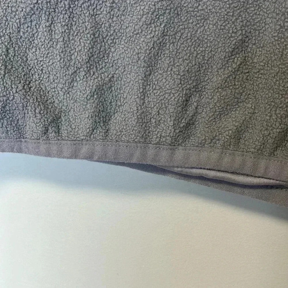 L.L. Bean neon green grey halo zip fleece  pullover - Picture 7 of 7